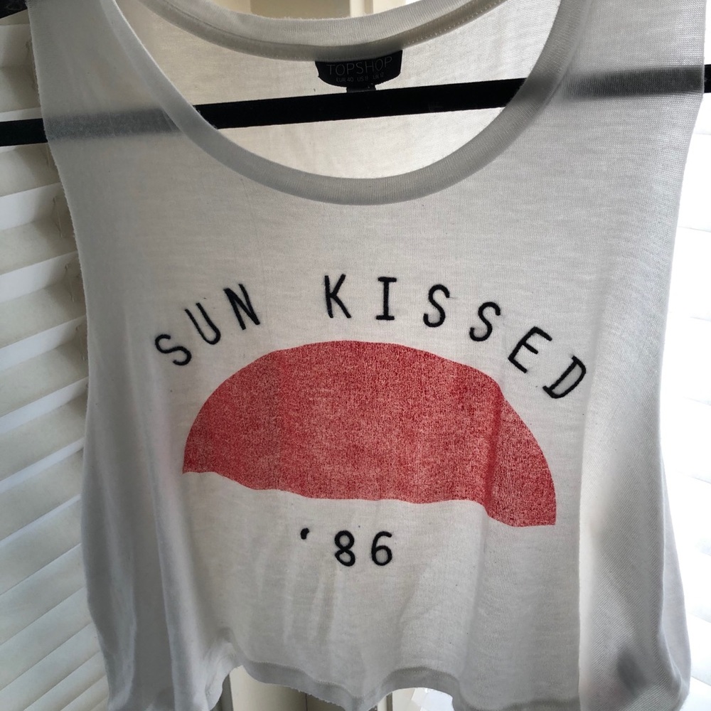 Crop tank by Topshop